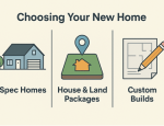 Choosing Your New Home: Spec Homes, House & Land Packages, or Custom Builds?