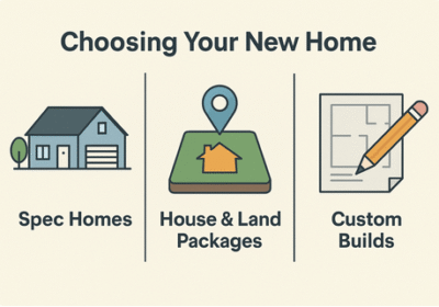 Choosing Your New Home: Spec Homes, House & Land Packages, or Custom Builds?