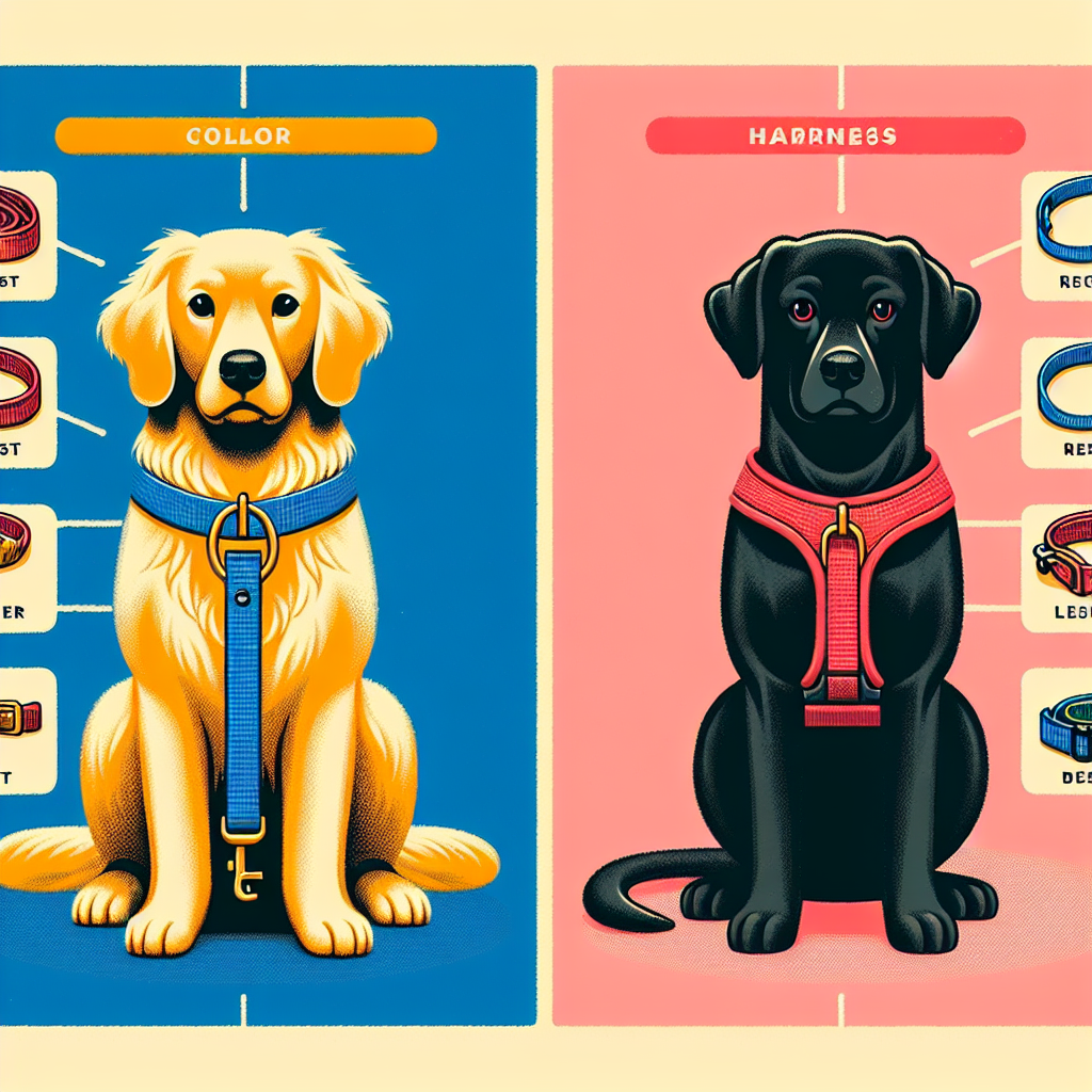 Collars vs harnesses for dogs